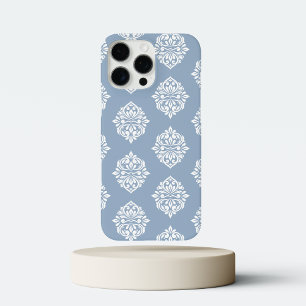 Coques iPhone 16 Pro Max Classé Damask Regency Pale Winter Blue