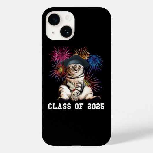 Coques Case-Mate iPhone Classe d'Amoureux des chats 2025 (Verso)