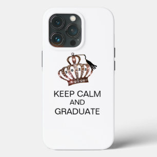 Case-Mate iPhone Case Classe de 2022 - "Conserver le calme et les diplôm