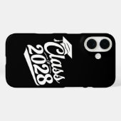 Coques Case-Mate iPhone Classe De Diplômés De 2028 Fier (Verso (horizontal))