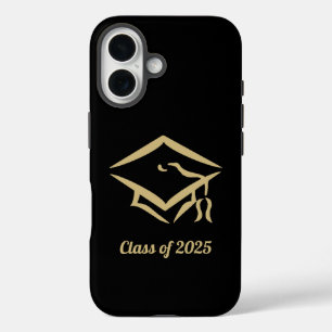 Coques iPhone 16 Classe de graduation de 2025 BLKVMG Personnaliser