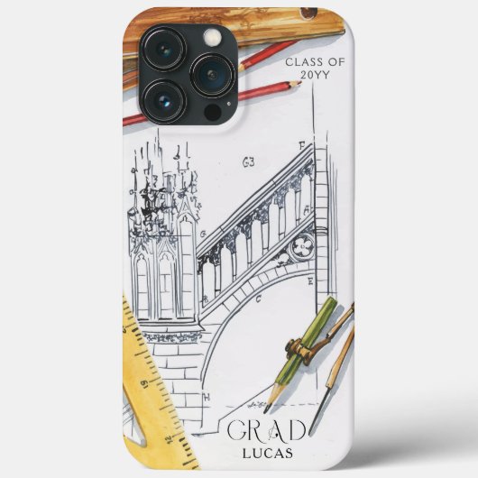 Coques Case-Mate iPhone Classe d'ingénieur en architecture Nom (Verso)