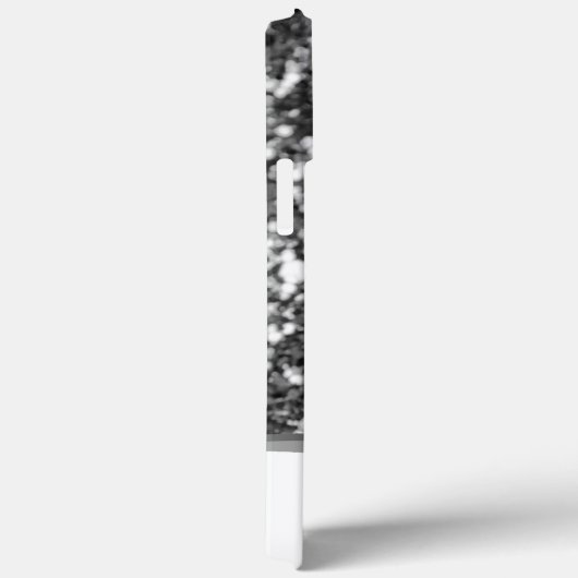 Coques Case-Mate iPhone Classé Elegant Black Silver Parties scintillant No (Verso / Droite)