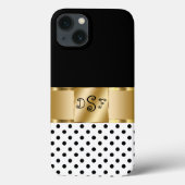 Coques Case-Mate iPhone Classe monogram (Verso)