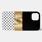 Coques Case-Mate iPhone Classe monogram (Verso (horizontal))