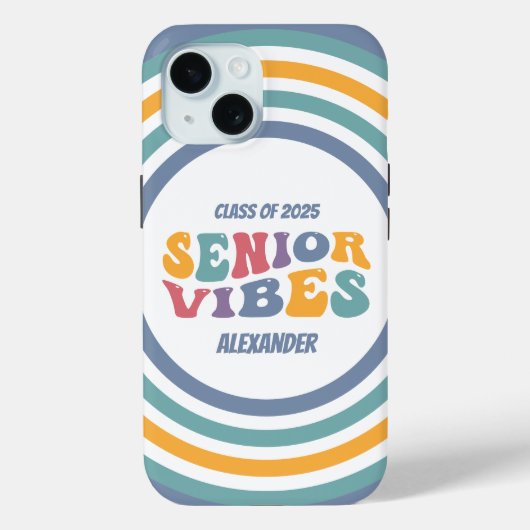 Coques Case-Mate iPhone Classe Vibes Senior de 2025 Grad (Verso)
