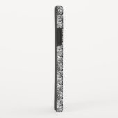 Coques Case-Mate iPhone Classic Bling Monogramme Rose Gold Design (Dos/Droite)