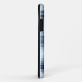 Coques Case-Mate iPhone Classic Blue Plaid Motif - Design Tartan tendance (Dos/Droite)