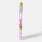 Coques Case-Mate iPhone Classic élégant rose poony à petits pois floral (Verso / Droite)