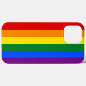 Coques Case-Mate iPhone Classic LGBTQ Rainbow Pride drapeau (Verso (horizontal))