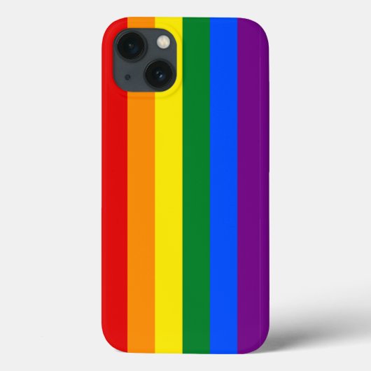 Coques Case-Mate iPhone Classic LGBTQ Rainbow Pride drapeau (Verso)