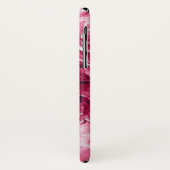 Coques Case-Mate iPhone Classic Pink Peonies Clusters Personnalisé (Dos/Gauche)