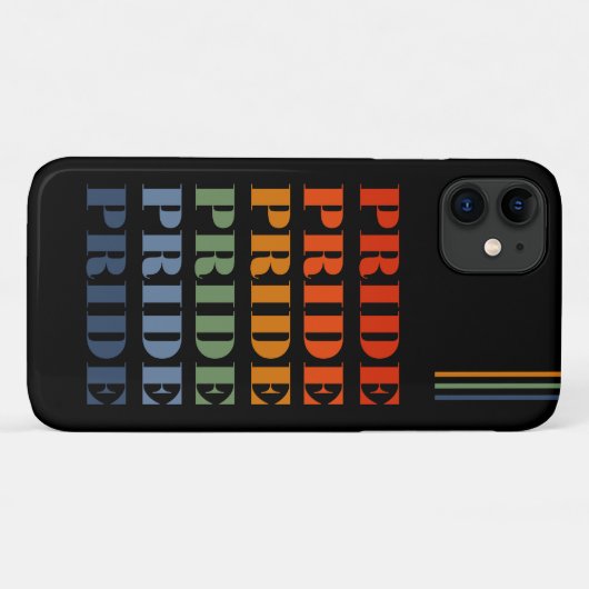 Coques Case-Mate iPhone Classic Pride Cool LGBTQ (Dos (Horizontal))