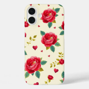 Coques iPhone 16 Plus Classic Red Roses iPhone Case