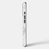 Coques Case-Mate iPhone Classic White Marble & Gold Veins Case | iPhone 16 (Verso / Gauche)