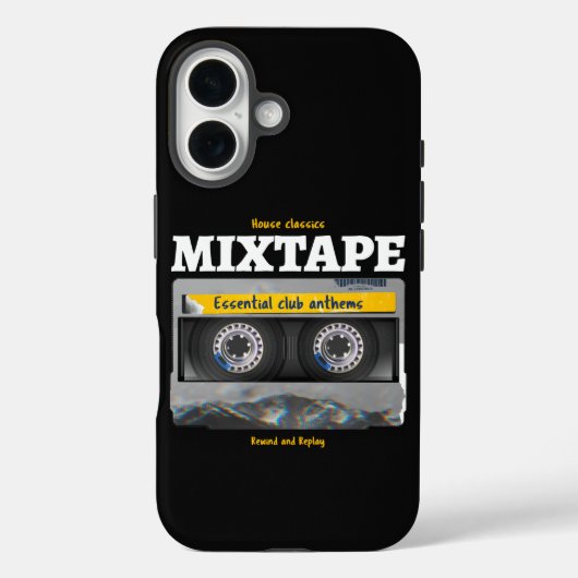 Coques Case-Mate iPhone Classics de la maison Mixtape Club Anthems (Verso)