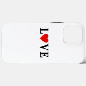 Coques Case-Mate iPhone Classique AMOUR Motif Moderne Élégant (Verso (horizontal))