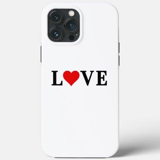 Coques Case-Mate iPhone Classique AMOUR Motif Moderne Élégant (Verso)