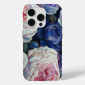Coques Case-Mate iPhone Classique Baroque Rose Floral Design (Verso)