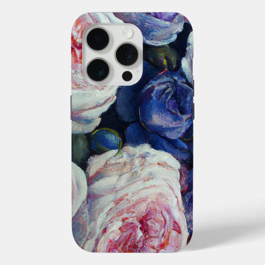 Coques Case-Mate iPhone Classique Baroque Rose Floral Design (Verso)