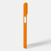 Coques Case-Mate iPhone Classique Citrouille classique couleur orange uni (Verso / Droite)