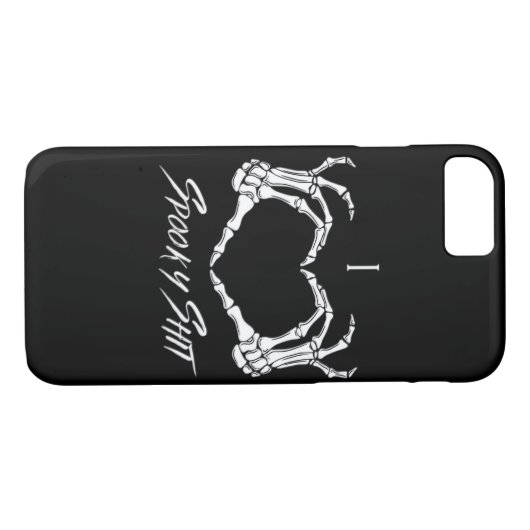 Coques Case-Mate iPhone Classique éffrayant - Squelette Mains Coeur (Dos (Horizontal))
