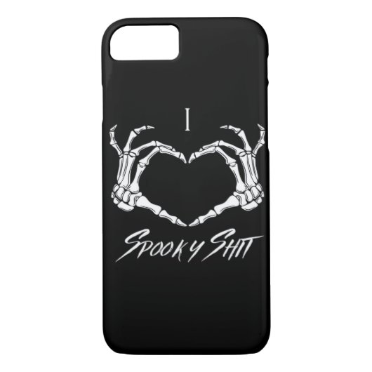Coques Case-Mate iPhone Classique éffrayant - Squelette Mains Coeur (Dos)