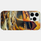 Coques Case-Mate iPhone classique, pont couvert d'automne (Verso (horizontal))