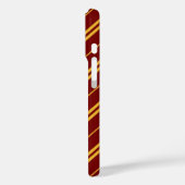 Coques Case-Mate iPhone Classique Rouge Jaune Stripes Motif (Verso / Gauche)