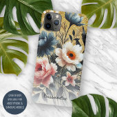 Coques Case-Mate iPhone Classy Chic Rose Beaux-Art Botanique Peinture