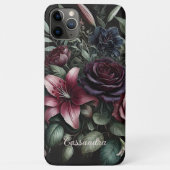 Coques Case-Mate iPhone Classy Chic Rose Beaux-Art Botanique Peinture (Dos)