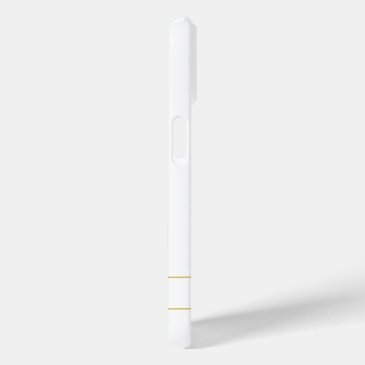 Coques Case-Mate iPhone Classy Faux Gold Stripe ou do-it-yourself (Verso / Droite)