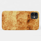 Coques Case-Mate iPhone Classy Golden Daisy Réflexions Abstraites (Dos (Horizontal))