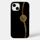 Coques Case-Mate iPhone Classy Monogram Cool tendance (Verso)