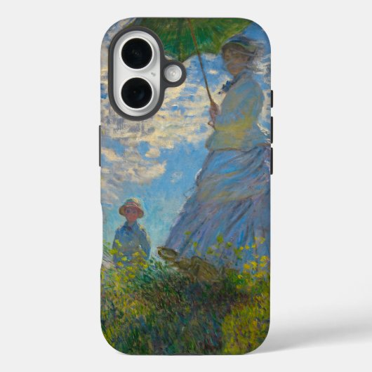 Coques Case-Mate iPhone Claude Monet Femme avec un parasol (Verso)