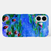 Coques Case-Mate iPhone Claude Monet - Lys d'eau (rouge) (Verso (horizontal))