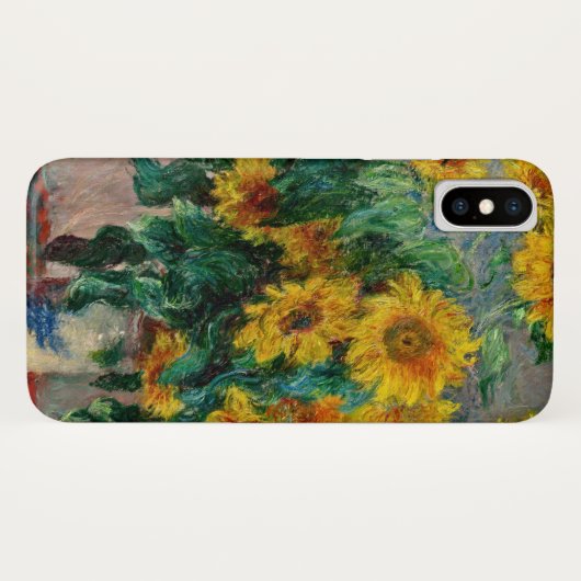 Coques Case-Mate iPhone Claude Monet - Tournesols (Dos (Horizontal))