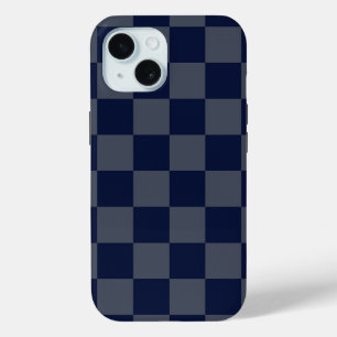 Coque Pour iPhone 15 Clavier bleu marine