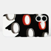 Coques Case-Mate iPhone Clavier de machine à écrire ancienne de style rétr (Verso (horizontal))