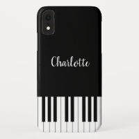 Clavier de piano, caisses noires et blanches de XR