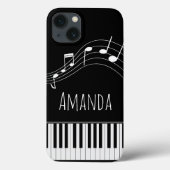 Coques Case-Mate iPhone Clavier de piano et notes musicales (Verso)