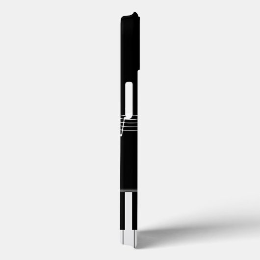 Coques Case-Mate iPhone Clavier de piano et notes musicales (Verso / Droite)