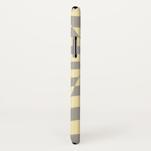 Coques Case-Mate iPhone Clavier gris-jaune rétro Pastel Warted (Dos/Droite)