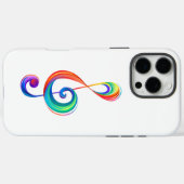 Coques Case-Mate iPhone Clé arc-en-ciel (Verso (horizontal))