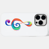 Coques Case-Mate iPhone Clé arc-en-ciel (Verso (horizontal))