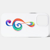 Coques Case-Mate iPhone Clé arc-en-ciel (Verso (horizontal))