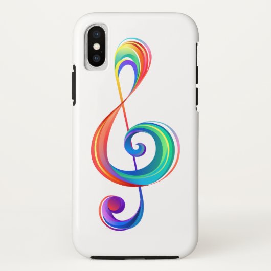 Coques Case-Mate iPhone Clé arc-en-ciel (Dos)