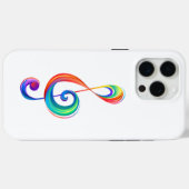 Coques Case-Mate iPhone Clé arc-en-ciel (Verso (horizontal))