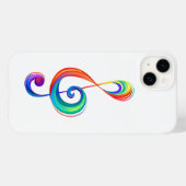 Coques Case-Mate iPhone Clé arc-en-ciel (Verso (horizontal))