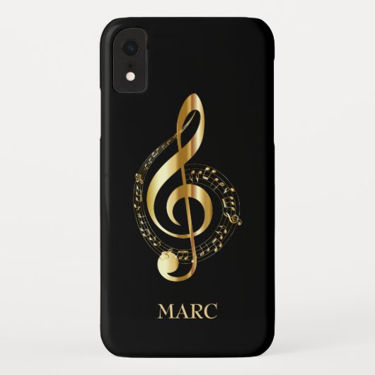 Coques Case-Mate iPhone Clé argent monogramme (Dos)